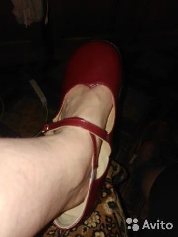 Лот: 9368755. Фото: 1. Новые.Красные.Туфли.Плоская подошва... Туфли