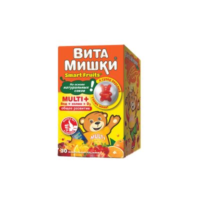 Лот: 23986111. Фото: 1. ВитаМишки Мульти плюс паст.жев... Народная медицина, БАДы