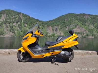 Лот: 18310387. Фото: 1. Максискутер Suzuki Skywave. Мотороллеры, мопеды