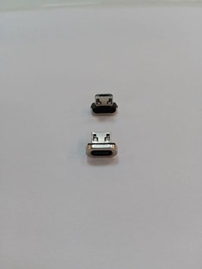 Лот: 17068329. Фото: 1. Штекер microUSB магнитный плоский... Зарядные устройства, блоки питания, адаптеры сетевые для смартфонов