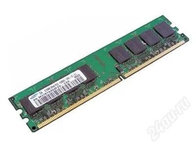 Лот: 2268229. Фото: 1. Samsung M378T2953EZ3-CF7/1G DDR2... Оперативная память
