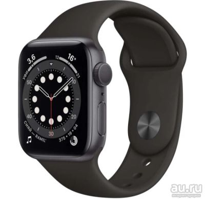 Лот: 17451947. Фото: 1. Apple Watch 6 44mm space gray. Смарт-часы, фитнес-браслеты, аксессуары