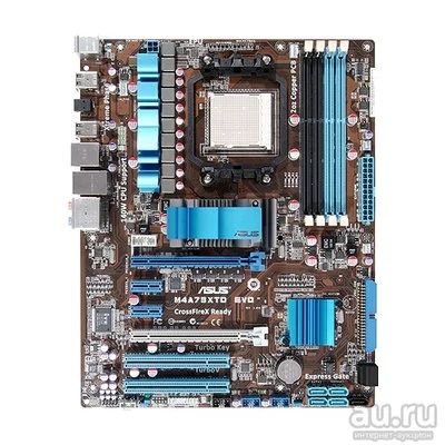 Лот: 12010059. Фото: 1. Материнская плата ASUS M4A79XTD... Материнские платы