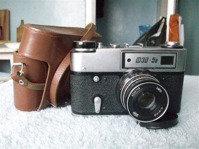 Лот: 359259. Фото: 1. Советский фотоаппарат ФЭД 5в в... Плёночные дальномерные, шкальные