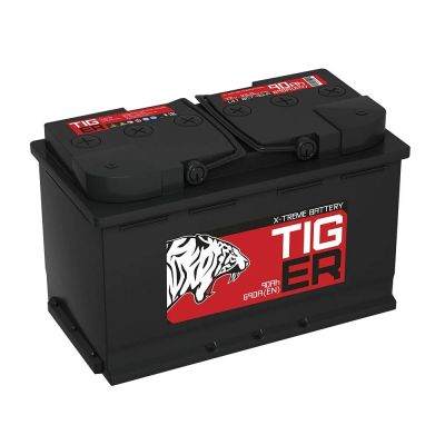 Лот: 18107995. Фото: 1. Автомобильный аккумулятор Tiger... Аккумуляторы