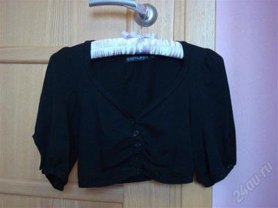 Лот: 439792. Фото: 1. болеро черное размер 42. Свитеры, толстовки, худи