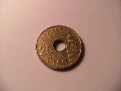 Лот: 3997143. Фото: 1. 25 песет Испания 1992г. Европа