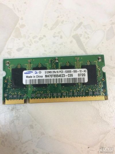 Лот: 8441427. Фото: 1. So-Dimm 512Mb DDR-2 Samsung 667Mhz... Оперативная память