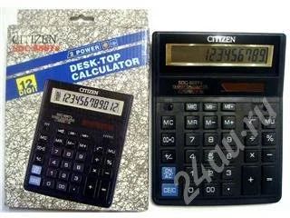 Лот: 183610. Фото: 1. Калькулятор Citizen SDC-888T II. Другое (компьютеры, оргтехника, канцтовары)