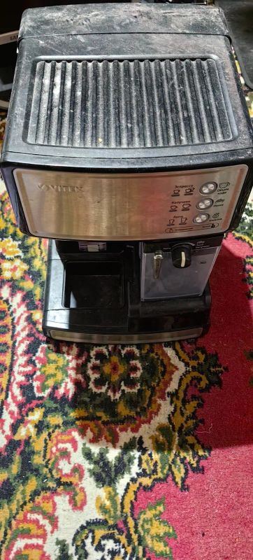 Лот: 24354708. Фото: 1. Рожковая кофеварка Vitek VT-1514BK. Чайники, кофемашины, кулеры