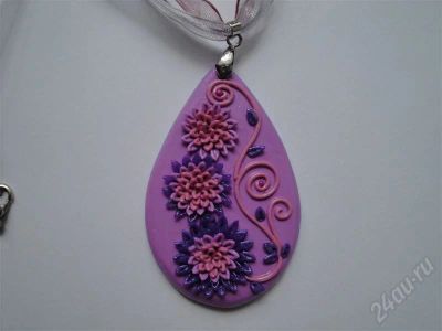 Лот: 345637. Фото: 1. Изделия из полимерной глины подвеска... Кулоны, подвески