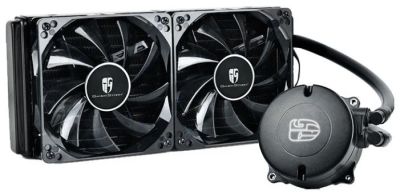 Лот: 10637799. Фото: 1. Deepcool Maelstrom 240 PWM. Белая... Системы охлаждения