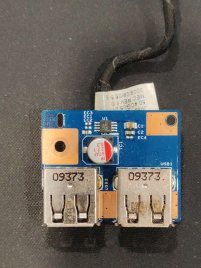 Лот: 25355561. Фото: 1. Доп Плата USB ноутбука Acer Aspire... Платы расширения, контроллеры, доп. порты
