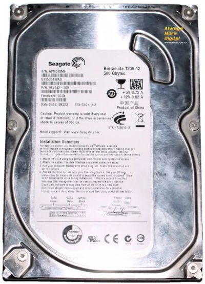 Лот: 4358547. Фото: 1. Продам жесткий диск Seagate ST3500418AS... Жёсткие диски (HDD)