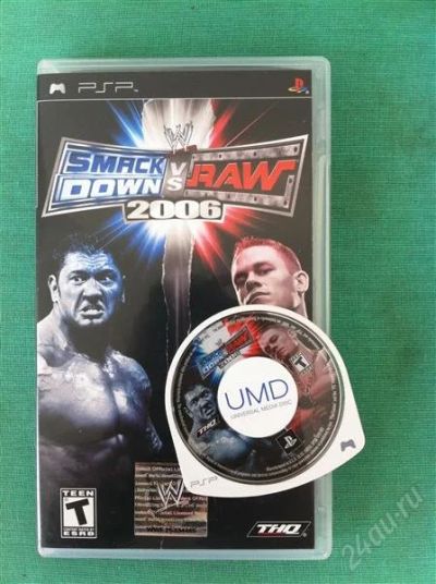 Лот: 1048578. Фото: 1. Игра для PSP "SmackDown vs Raw... Игры для консолей