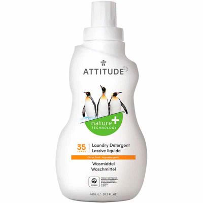 Лот: 24941673. Фото: 1. Жидкое средство для стирки Attitude... Бытовая химия