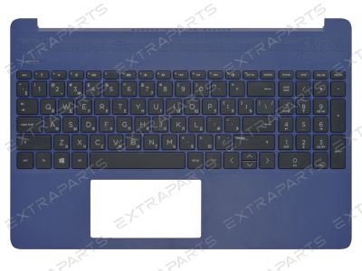 Лот: 18880091. Фото: 1. Топ-панель HP 15-dy синяя (для... Клавиатуры для ноутбуков