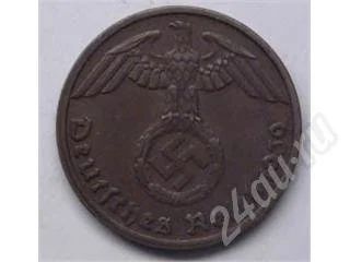 Лот: 203586. Фото: 1. Германия. 3-й Рейх. 1 рейх пфенниг... Европа