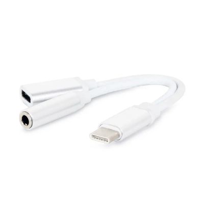 Лот: 20036289. Фото: 1. Переходник USB Type-C (M) - Jack3... Шлейфы, кабели, переходники