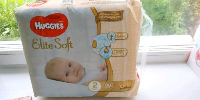 Лот: 11884194. Фото: 1. Подгузники Haggies elite soft... Детская гигиена