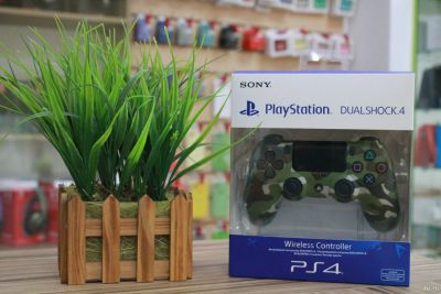 Лот: 16066527. Фото: 1. Геймпад PlayStation 4 (Зелёный... Рули, джойстики