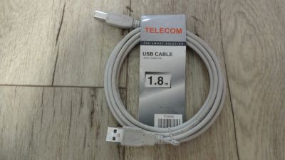 Лот: 17298104. Фото: 1. Кабель для принтера Telecom USB-A... Шлейфы, кабели, переходники
