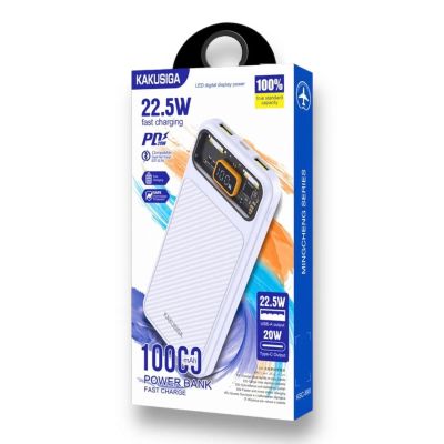 Лот: 22143915. Фото: 1. Power Bank KAKUSIGA KCS-890 10000mAh... Внешние, портативные аккумуляторы для смартфонов (Power bank)