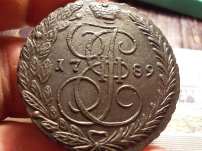 Лот: 15269090. Фото: 1. Великолепные 5 копеек 1789 года... Россия до 1917 года