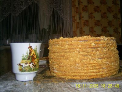Лот: 4798763. Фото: 1. Домашний торт "Медовый" из натуральных... Торты, пирожные