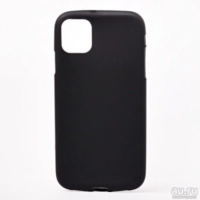 Лот: 14798664. Фото: 1. Чехол iPhone 11 Силикон Черный... Чехлы, бамперы