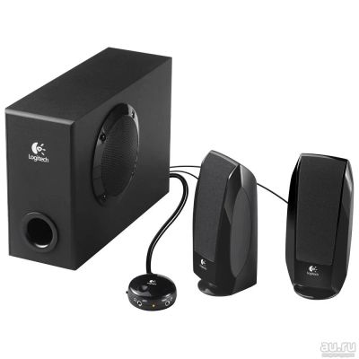 Лот: 8701878. Фото: 1. Колонки Logitech S220 black audio... Акустические системы