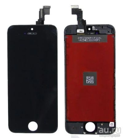 Лот: 9269263. Фото: 1. Дисплей iPhone 5C в сборе Черный... Дисплеи, дисплейные модули, тачскрины