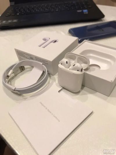 Лот: 15059063. Фото: 1. Беспроводные наушники Airpods... Наушники, гарнитуры
