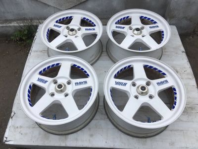 Лот: 11550330. Фото: 1. Комплект кованных Rays Volk TE37... Диски