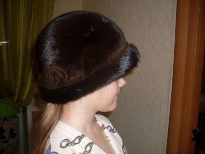 Лот: 8687607. Фото: 1. Шляпка женская норковая. Немного... Головные уборы