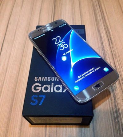 Лот: 12596152. Фото: 1. Samsung Galaxy S7 32GB DS Silver... Смартфоны