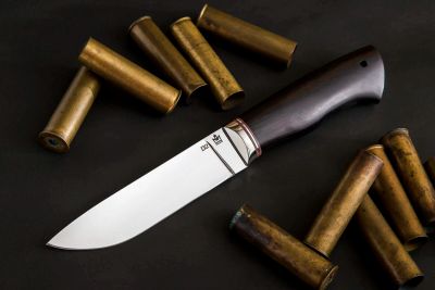 Лот: 18767589. Фото: 1. Нож РН-7 с кожанным чехлом (сталь... Ножи, топоры