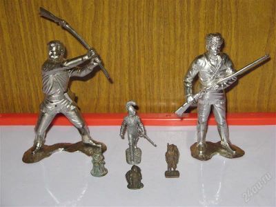 Лот: 1822480. Фото: 1. Набор солдатиков, 5 шт. (15+15... Игрушки
