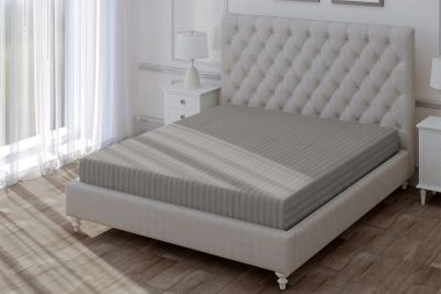Лот: 23664640. Фото: 1. Простыня Verossa Stripe Premium... Одеяла, подушки