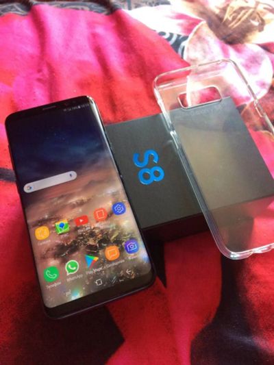 Лот: 9867713. Фото: 1. Samsung galaxy s8 black new ОБМЕН. Смартфоны