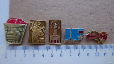 Лот: 15323247. Фото: 1. Нагрудные знаки №21 значок 5шт... Сувенирные