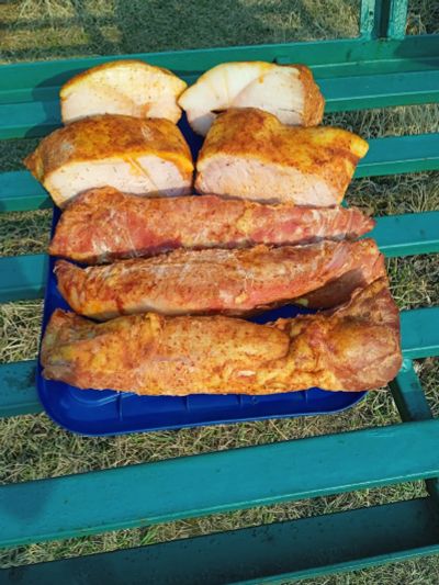 Лот: 20317175. Фото: 1. Вырезка, карбонат🐷 варено-копченый... Мясо, птица, яйцо