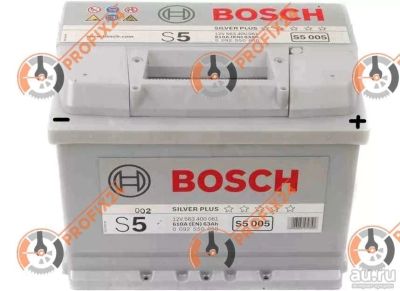 Лот: 13288505. Фото: 1. Аккумулятор BOSCH, 63А/Ч, Обратная... Аккумуляторы