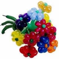 Лот: 3976249. Фото: 1. Букет из воздушных шаров (5 цветочков... Воздушные шары