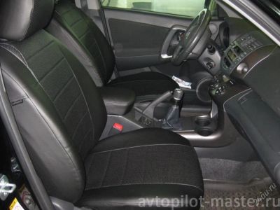 Лот: 15036020. Фото: 1. Чехлы из экокожи Автопилот. Toyota... Чехлы, коврики, оплетки руля