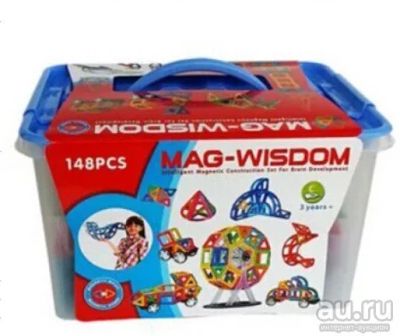 Лот: 8740953. Фото: 1. Магнитный конструктор Mag wisdom... Конструкторы