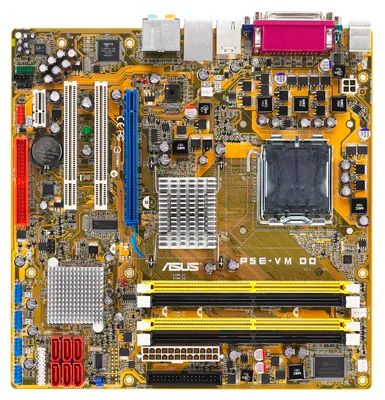 Лот: 8107855. Фото: 1. ASUS P5E-VM DO socket 776 полностью... Материнские платы