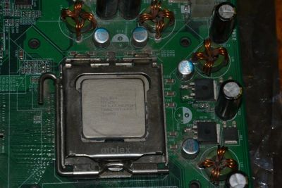 Лот: 6666051. Фото: 1. Intel Pentium 511 2.8Ghz + матплата... Процессоры