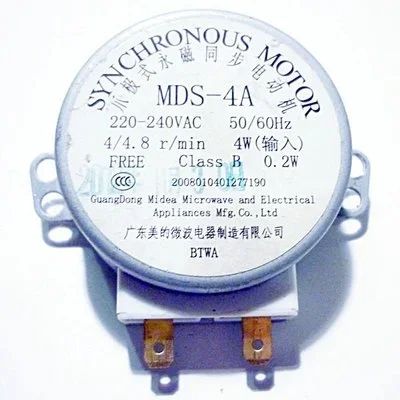 Лот: 17166499. Фото: 1. Мотор привода тарелки MDS-4A... Запчасти для микроволновок, мини-печей