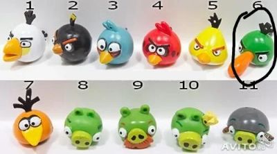 Лот: 16147856. Фото: 1. Энгри бердс 6. Игрушки
